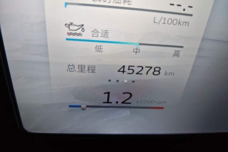Used Geely Auto Monjaro L 2021 2.0TD DCT EVO Two-Wheel Drive Smart Luxury Version Odometer Close Up
