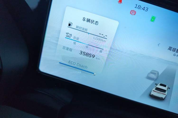 Used Geely Auto Monjaro L 2021 2.0TD High-Power Automatic All-Wheel-Drive Flagship Version Odometer Close Up