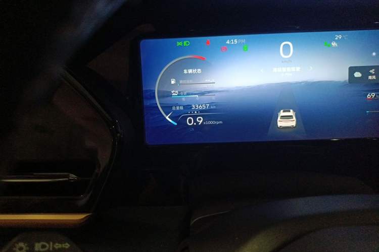 Used Geely Auto Monjaro L 2021 2.0TD High-Power Automatic All-Wheel-Drive Flagship Version Odometer Close Up