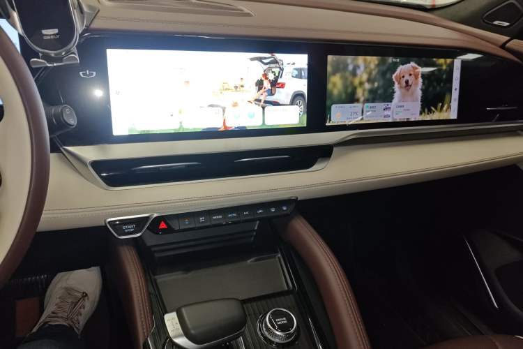 Used Geely Auto Monjaro L 2021 2.0TD DCT EVO Two-Wheel Drive Smart Luxury Version Audio And AC Panel