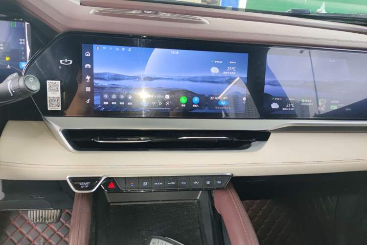 Used Geely Auto Monjaro L 2021 2.0TD DCT EVO Two-Wheel Drive Prestige Version Audio And AC Panel