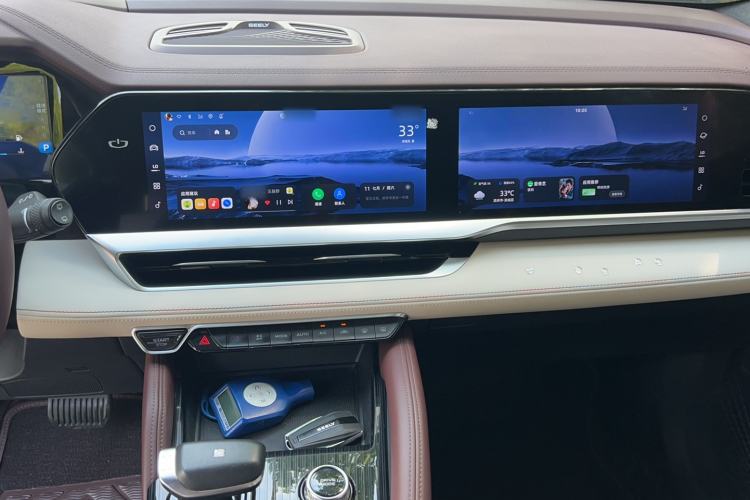 Used Geely Auto Monjaro L 2021 2.0TD DCT EVO Two-Wheel Drive Prestige Version Audio And AC Panel