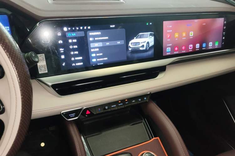 Used Geely Auto Monjaro L 2021 2.0TD High-Power Automatic All-Wheel-Drive Flagship Version Audio And AC Panel