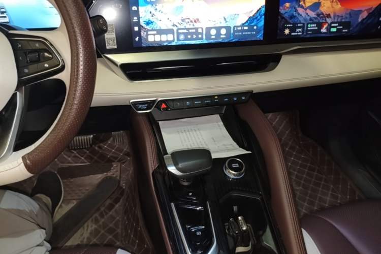 Used Geely Auto Monjaro L 2021 2.0TD DCT EVO Two-Wheel Drive Prestige Version Audio And AC Panel