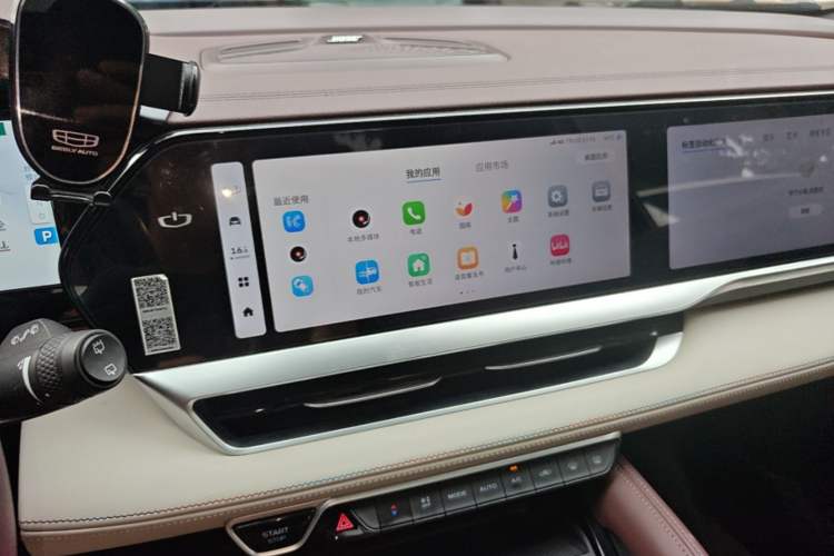 Used Geely Auto Monjaro L 2021 2.0TD DCT EVO Two-Wheel-Drive Flagship Version Audio And AC Panel