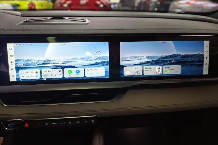 Used Geely Auto Monjaro L 2021 2.0TD DCT EVO Two-Wheel Drive Prestige Version Audio And AC Panel