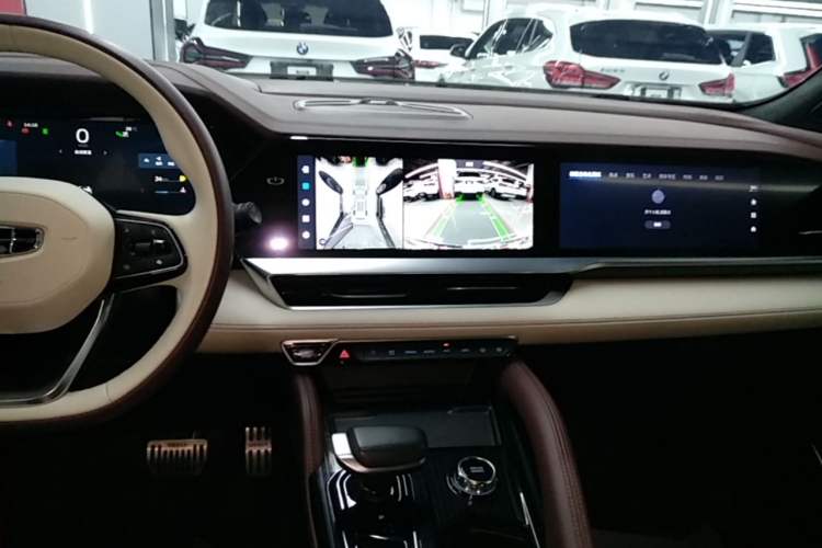 Used Geely Auto Monjaro L 2021 2.0TD DCT EVO Two-Wheel Drive Smart Luxury Version Audio And AC Panel