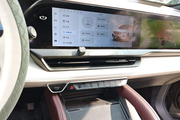 Used Geely Auto Monjaro L 2021 2.0TD DCT EVO Two-Wheel Drive Smart Luxury Version Audio And AC Panel