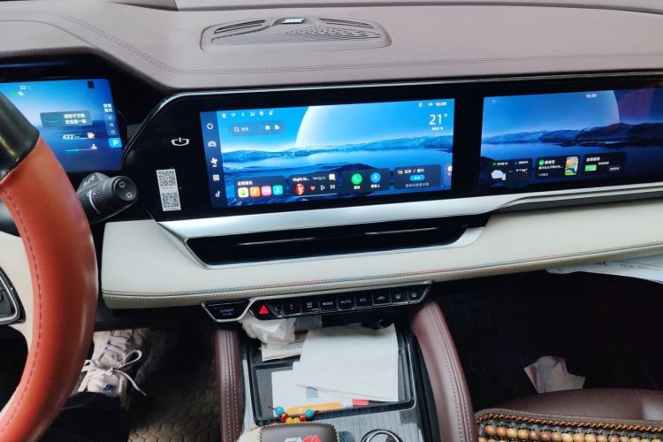 Used Geely Auto Monjaro L 2021 2.0TD High-Power Automatic All-Wheel-Drive Flagship Version Audio And AC Panel