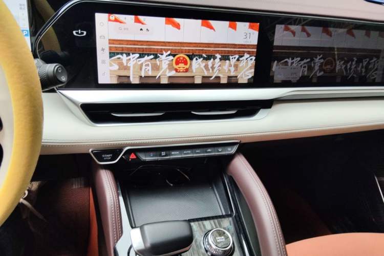 Used Geely Auto Monjaro L 2021 2.0TD DCT EVO Two-Wheel Drive Prestige Version Audio And AC Panel