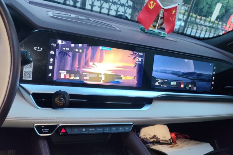 Used Geely Auto Monjaro L 2021 2.0TD DCT EVO Two-Wheel Drive Prestige Version Audio And AC Panel