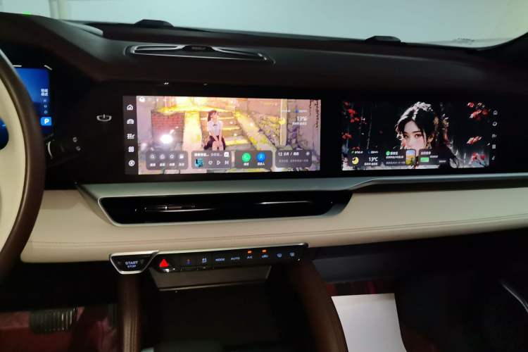 Used Geely Auto Monjaro L 2021 2.0TD DCT EVO Two-Wheel Drive Prestige Version Audio And AC Panel