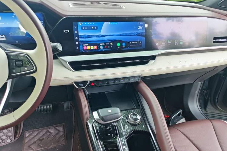 Used Geely Auto Monjaro L 2021 2.0TD DCT EVO Two-Wheel Drive Prestige Version Audio And AC Panel
