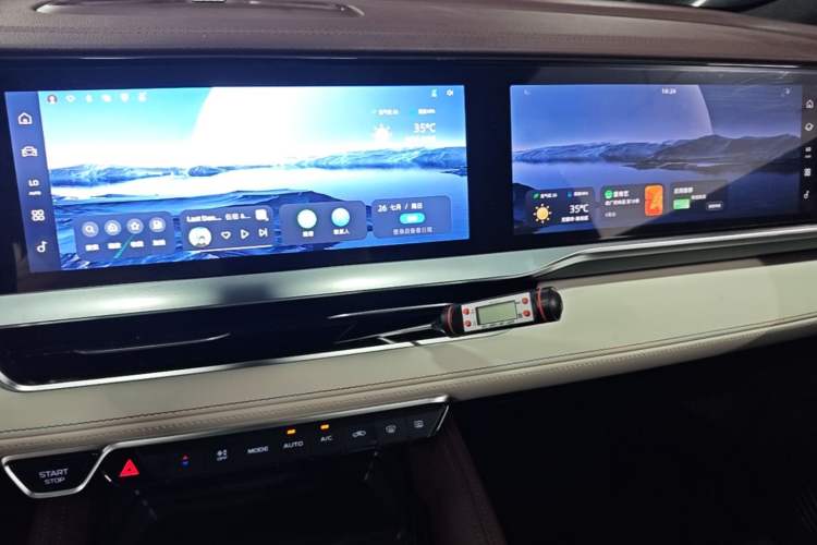 Used Geely Auto Monjaro L 2021 2.0TD DCT EVO Two-Wheel-Drive Flagship Version Audio And AC Panel