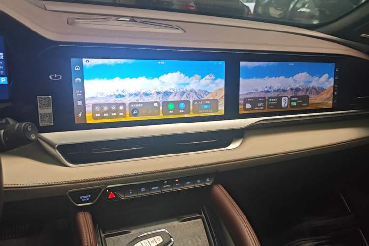 Used Geely Auto Monjaro L 2021 2.0TD High-Power Automatic All-Wheel-Drive Flagship Version Audio And AC Panel