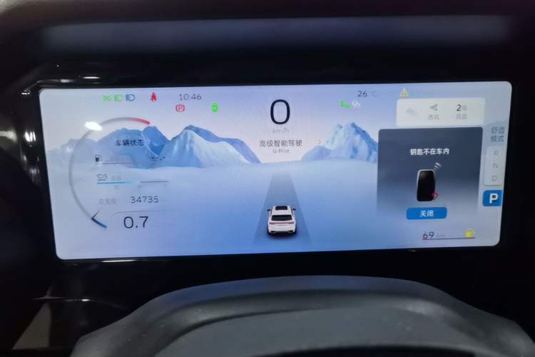 Used Geely Auto Monjaro L 2021 2.0TD DCT EVO Two-Wheel Drive Smart Luxury Version Instrument Cluster