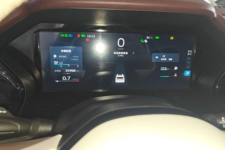 Used Geely Auto Monjaro L 2021 2.0TD DCT EVO Two-Wheel Drive Smart Luxury Version Instrument Cluster