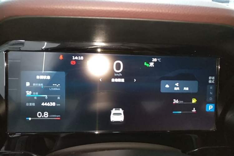 Used Geely Auto Monjaro L 2021 2.0TD DCT EVO Two-Wheel Drive Smart Luxury Version Instrument Cluster