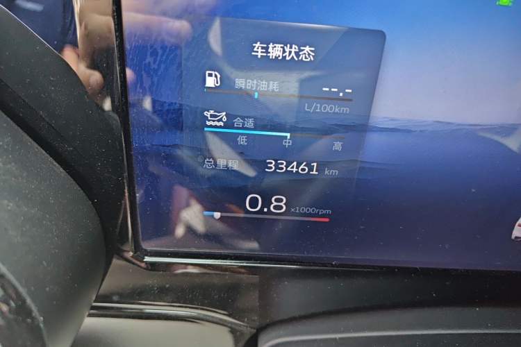 Used Geely Auto Monjaro L 2021 2.0TD DCT EVO Two-Wheel Drive Prestige Version Odometer Close Up