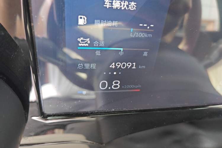 Used Geely Auto Monjaro L 2021 2.0TD High-Power Automatic All-Wheel Drive Luxury Version Odometer Close Up