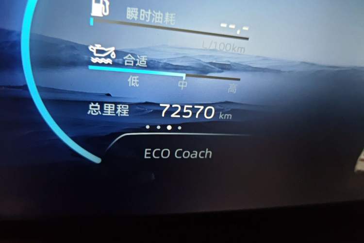 Used Geely Auto Monjaro L 2021 2.0TD High-Power Automatic All-Wheel-Drive Flagship Version Odometer Close Up