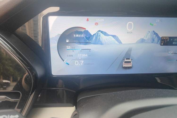 Used Geely Auto Monjaro L 2021 2.0TD DCT EVO Two-Wheel Drive Smart Luxury Version Odometer Close Up