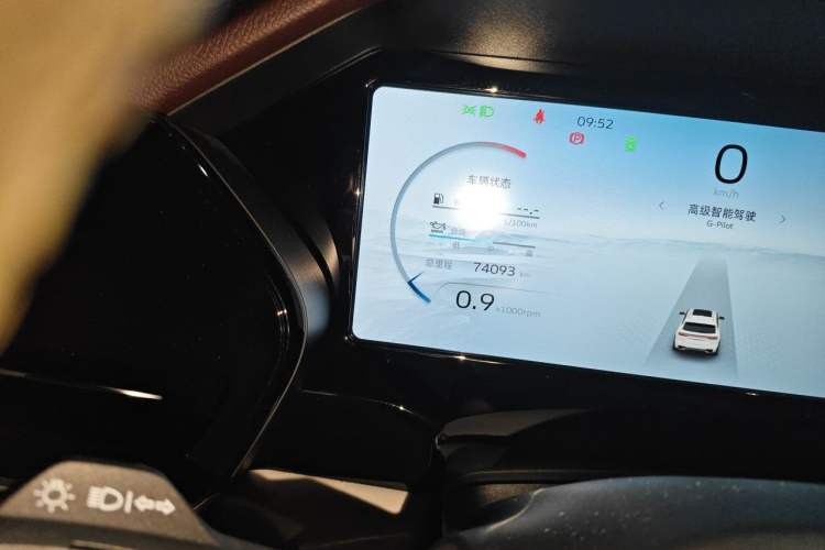 Used Geely Auto Monjaro L 2021 2.0TD DCT EVO Two-Wheel-Drive Flagship Version Odometer Close Up