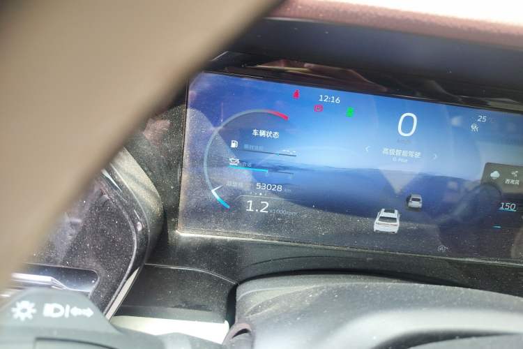 Used Geely Auto Monjaro L 2021 2.0TD DCT EVO Two-Wheel Drive Prestige Version Odometer Close Up