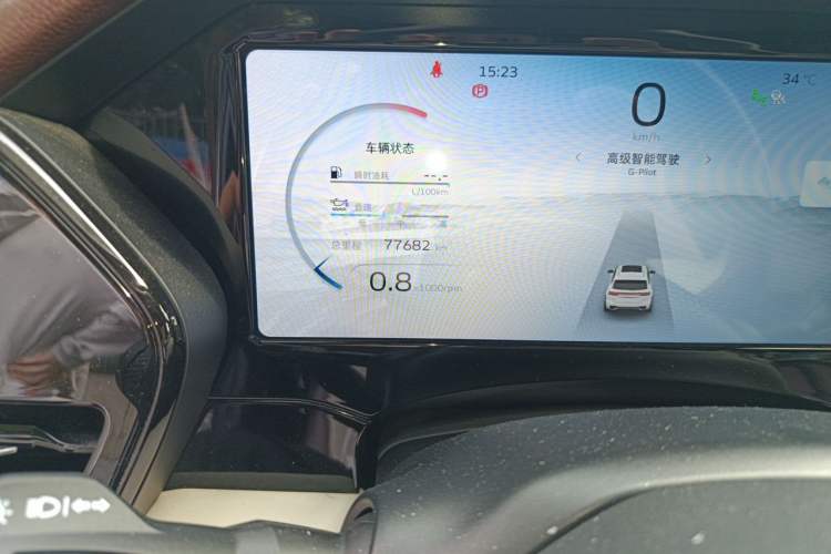 Used Geely Auto Monjaro L 2021 2.0TD High-Power Automatic All-Wheel-Drive Flagship Version Odometer Close Up