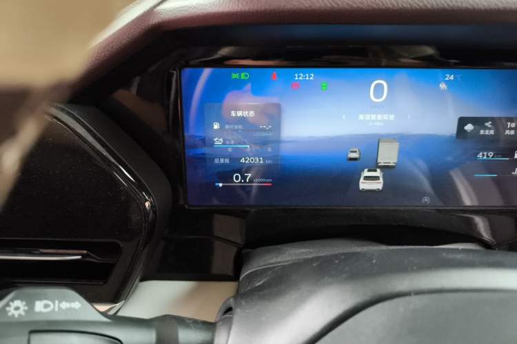Used Geely Auto Monjaro L 2021 2.0TD DCT EVO Two-Wheel Drive Prestige Version Odometer Close Up