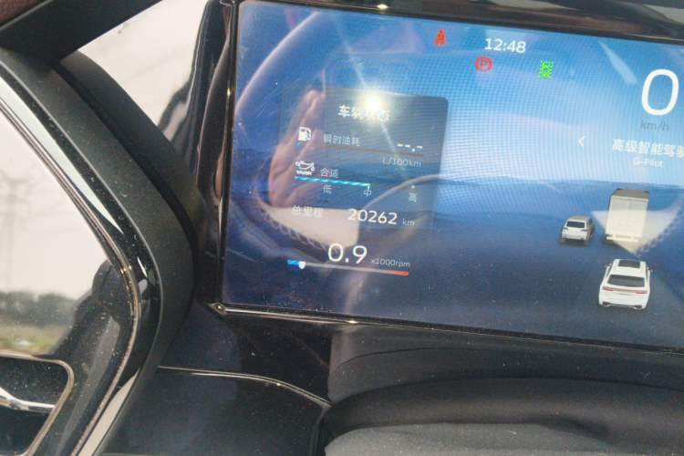 Used Geely Auto Monjaro L 2021 2.0TD DCT EVO Two-Wheel Drive Smart Luxury Version Odometer Close Up