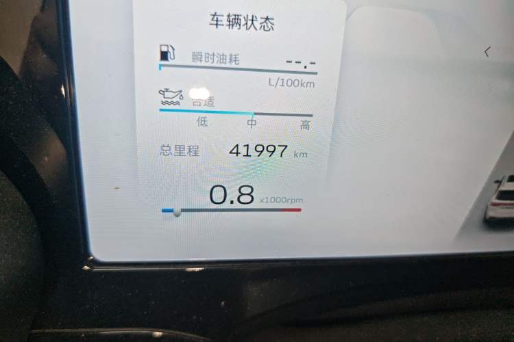 Used Geely Auto Monjaro L 2021 2.0TD DCT EVO Two-Wheel Drive Prestige Version Odometer Close Up