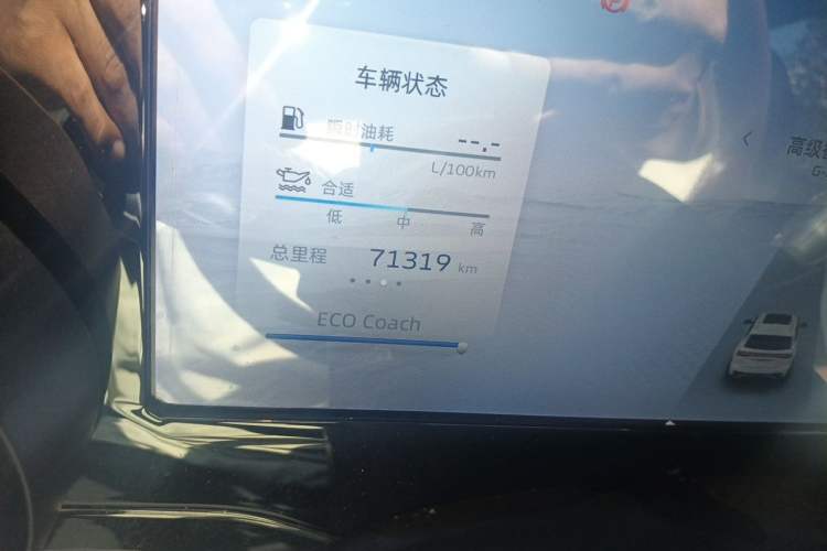 Used Geely Auto Monjaro L 2021 2.0TD DCT EVO Two-Wheel Drive Prestige Version Odometer Close Up