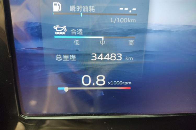 Used Geely Auto Monjaro L 2021 2.0TD DCT EVO Two-Wheel Drive Smart Luxury Version Odometer Close Up