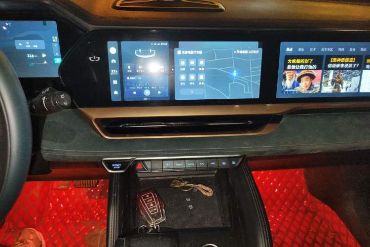 Used Geely Auto Monjaro L 2021 2.0TD DCT EVO Two-Wheel Drive Prestige Version Audio And AC Panel