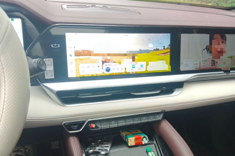 Used Geely Auto Monjaro L 2021 2.0TD High-Power Automatic All-Wheel-Drive Flagship Version Audio And AC Panel