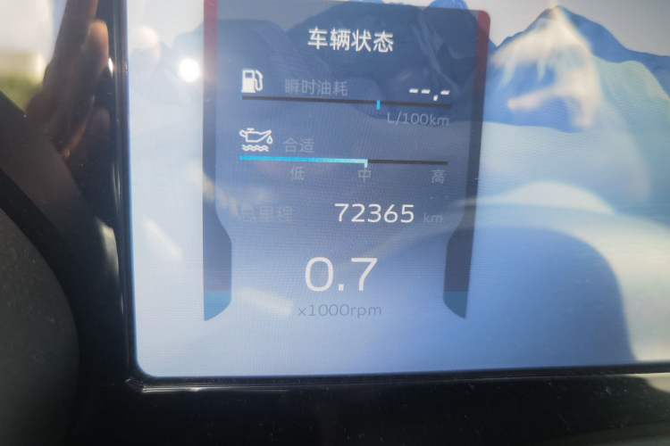 Used Geely Auto Monjaro L 2021 2.0TD DCT EVO Two-Wheel Drive Smart Luxury Version Odometer Close Up