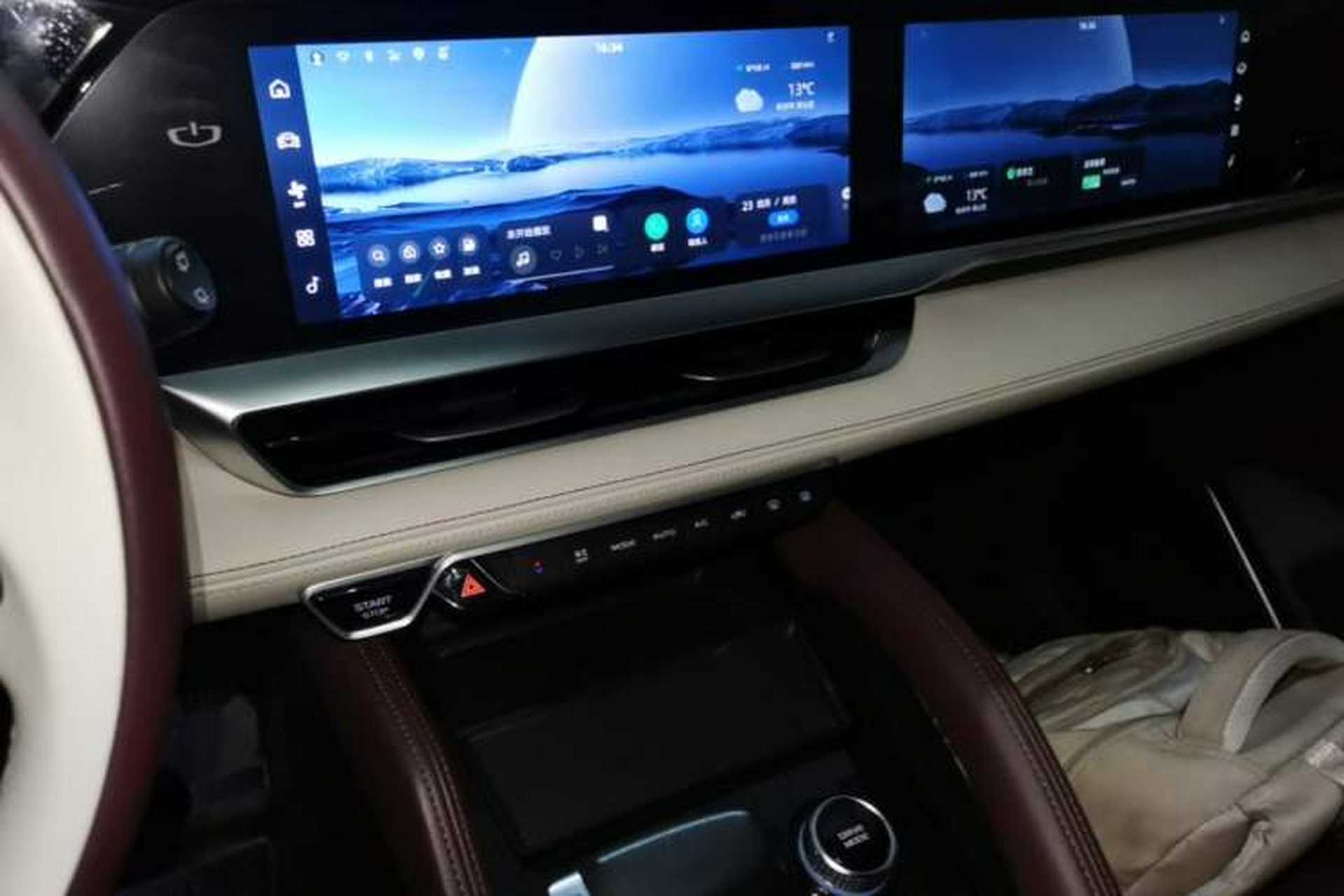 Used Geely Auto Monjaro L 2021 2.0TD DCT EVO Two-Wheel-Drive Flagship Version Audio And AC Panel