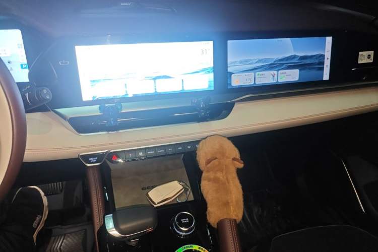 Used Geely Auto Monjaro L 2021 2.0TD DCT EVO Two-Wheel Drive Prestige Version Audio And AC Panel