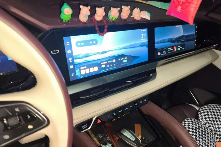 Used Geely Auto Monjaro L 2021 2.0TD DCT EVO Two-Wheel Drive Prestige Version Audio And AC Panel
