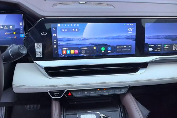 Used Geely Auto Monjaro L 2021 2.0TD DCT EVO Two-Wheel-Drive Flagship Version Audio And AC Panel