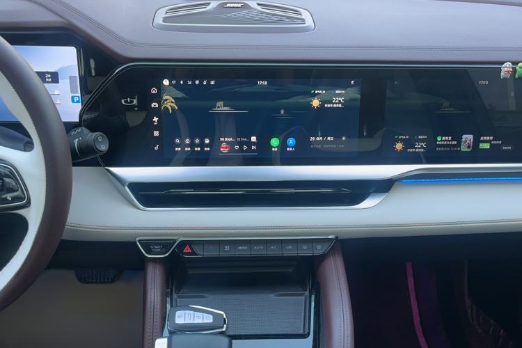 Used Geely Auto Monjaro L 2021 2.0TD DCT EVO Two-Wheel-Drive Flagship Version Audio And AC Panel