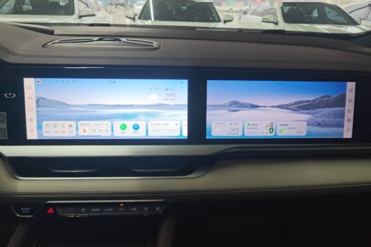 Used Geely Auto Monjaro L 2021 2.0TD DCT EVO Two-Wheel Drive Smart Luxury Version Audio And AC Panel