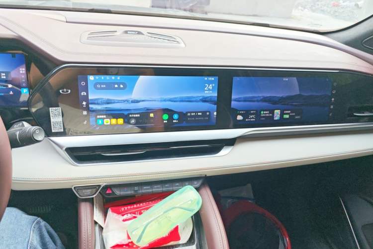 Used Geely Auto Monjaro L 2021 2.0TD DCT EVO Two-Wheel Drive Prestige Version Audio And AC Panel