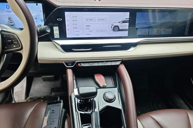Used Geely Auto Monjaro L 2021 2.0TD DCT EVO Two-Wheel Drive Prestige Version Audio And AC Panel