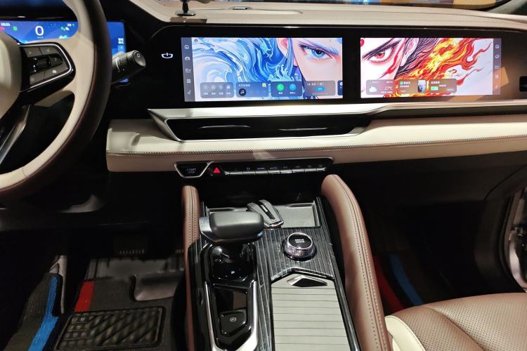 Used Geely Auto Monjaro L 2021 2.0TD DCT EVO Two-Wheel Drive Smart Luxury Version Audio And AC Panel