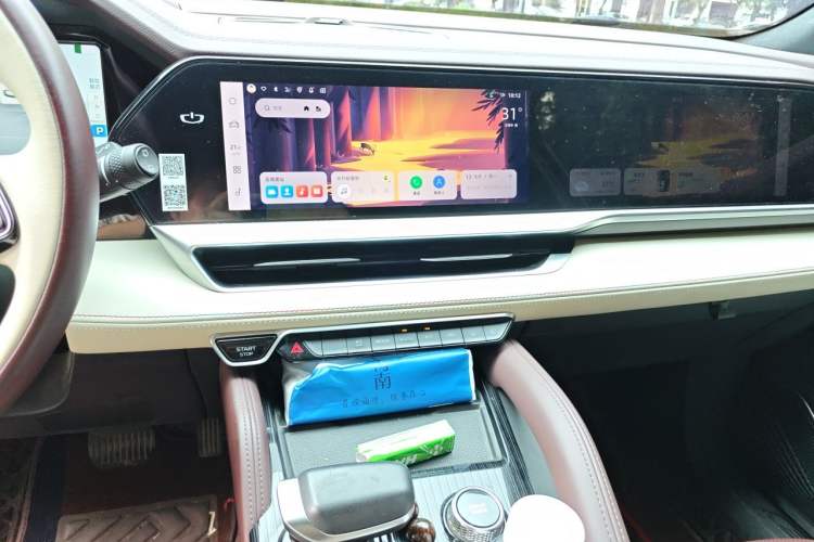 Used Geely Auto Monjaro L 2021 2.0TD DCT EVO Two-Wheel Drive Smart Luxury Version Audio And AC Panel