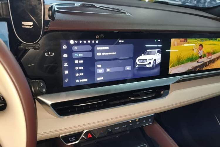 Used Geely Auto Monjaro L 2021 2.0TD DCT EVO Two-Wheel Drive Smart Luxury Version Audio And AC Panel