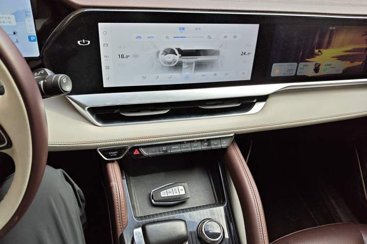 Used Geely Auto Monjaro L 2021 2.0TD DCT EVO Two-Wheel Drive Prestige Version Audio And AC Panel