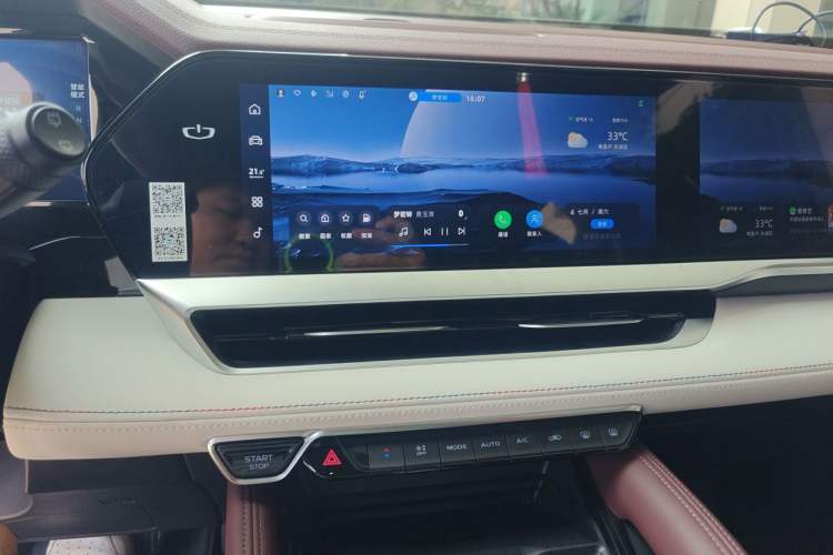 Used Geely Auto Monjaro L 2021 2.0TD DCT EVO Two-Wheel Drive Smart Luxury Version Audio And AC Panel